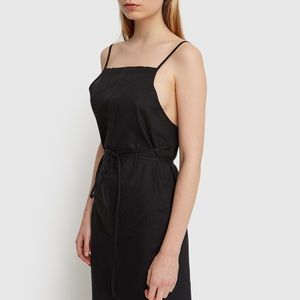 Baserange Yumi Apron Dress / Black / XS